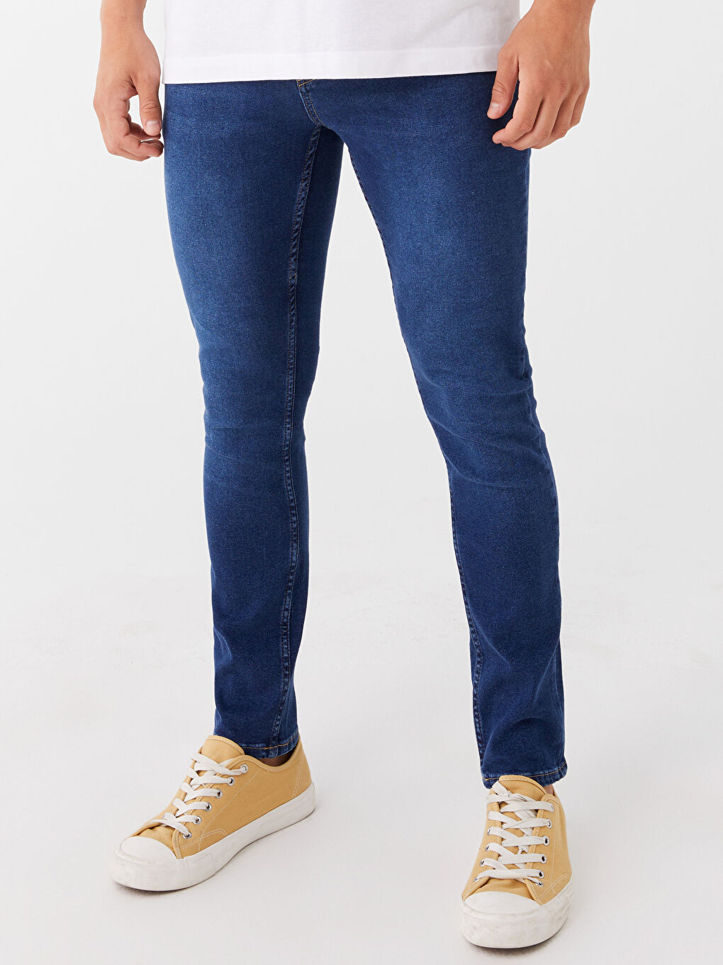 XSIDE Orta Mavı Skinny Fit Erkek Jean Pantolon - 1