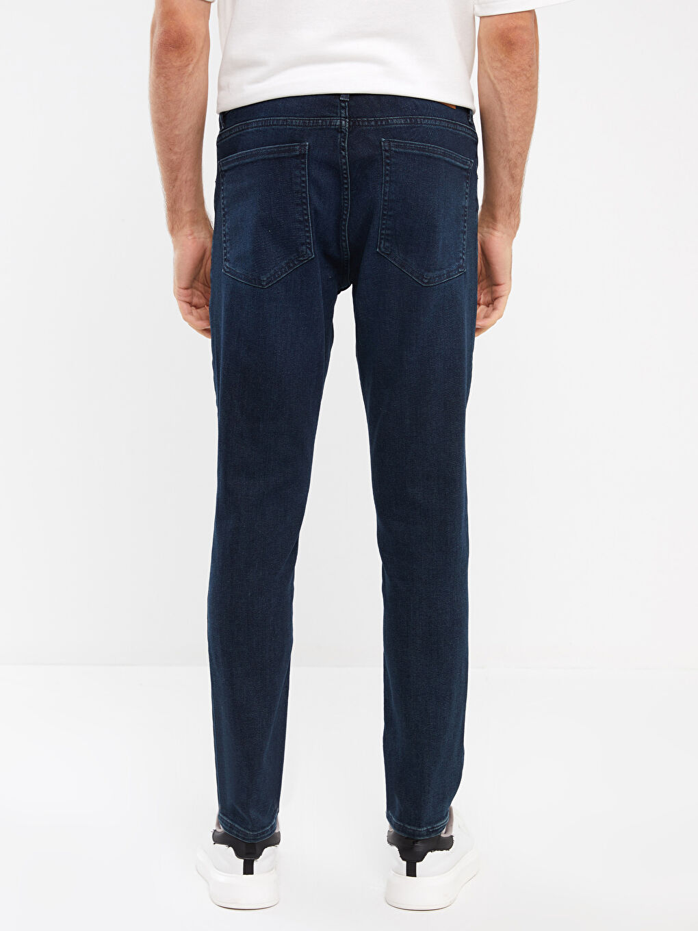 Lacivert Slim Fit Erkek Jean Pantolon-4
