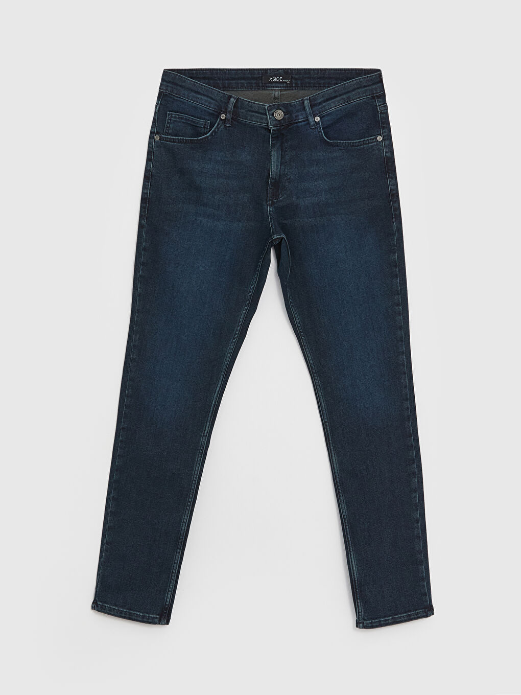 Lacivert Slim Fit Erkek Jean Pantolon-5