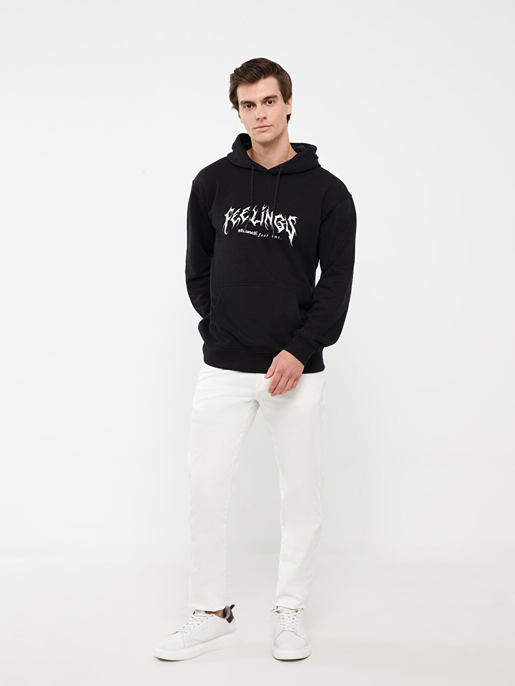 XSIDE H12 Long Sleeve Printed Men's Thick Hoodie -W3BM95Z8