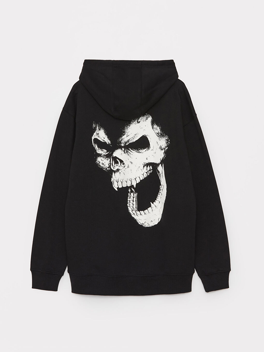 Hanorac Gros cu Mânecă Lungă Imprimat pentru Bărbați Halloween-6