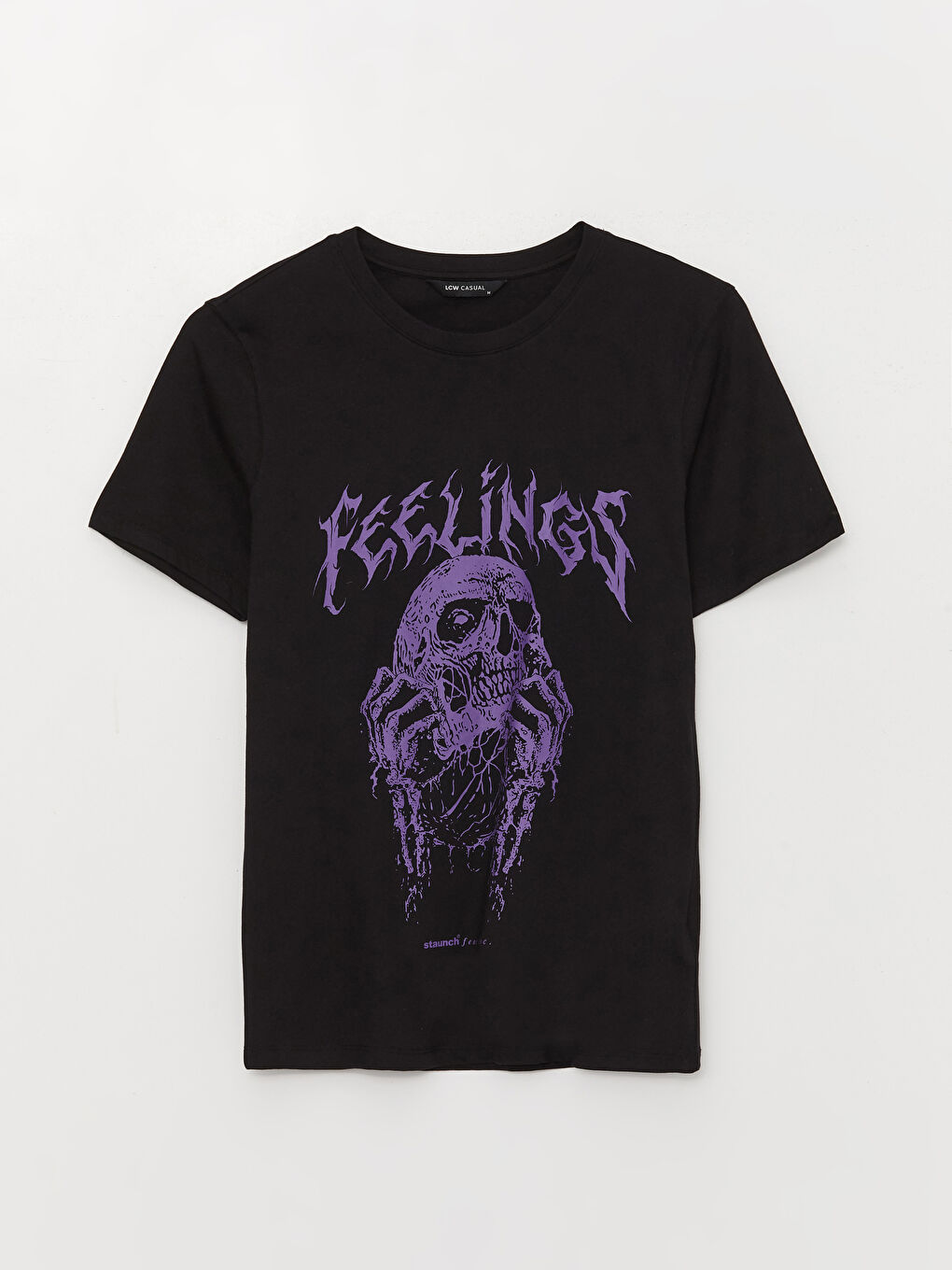 H12 Crew Neck Short Sleeve Printed Combed Cotton Men's T-Shirt-5