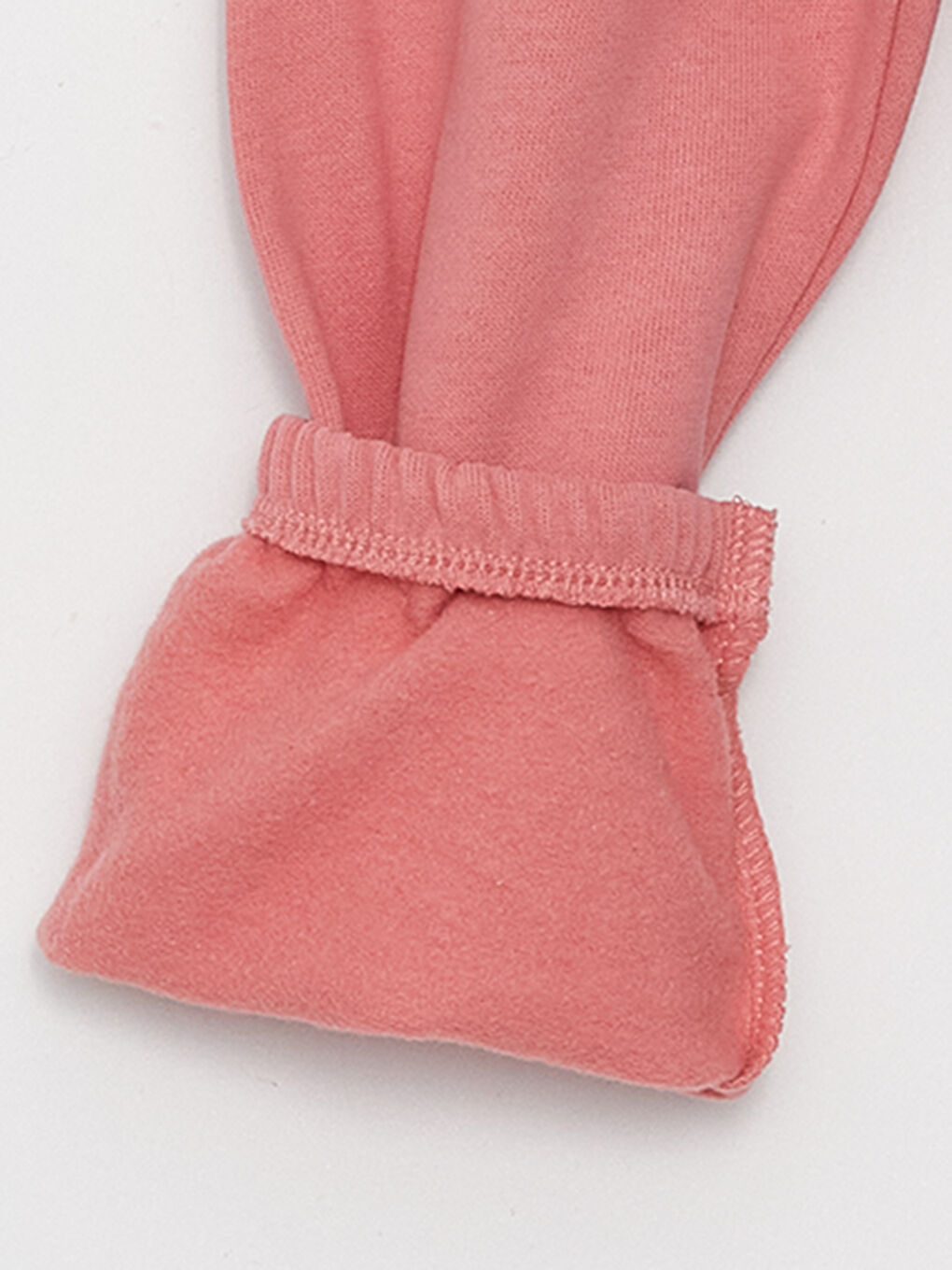 მრგვალი საყელო გრძელმკლავიანი გოგონას ბლუზა და შარვალი 2-ცალიანი კომპლექტი-3