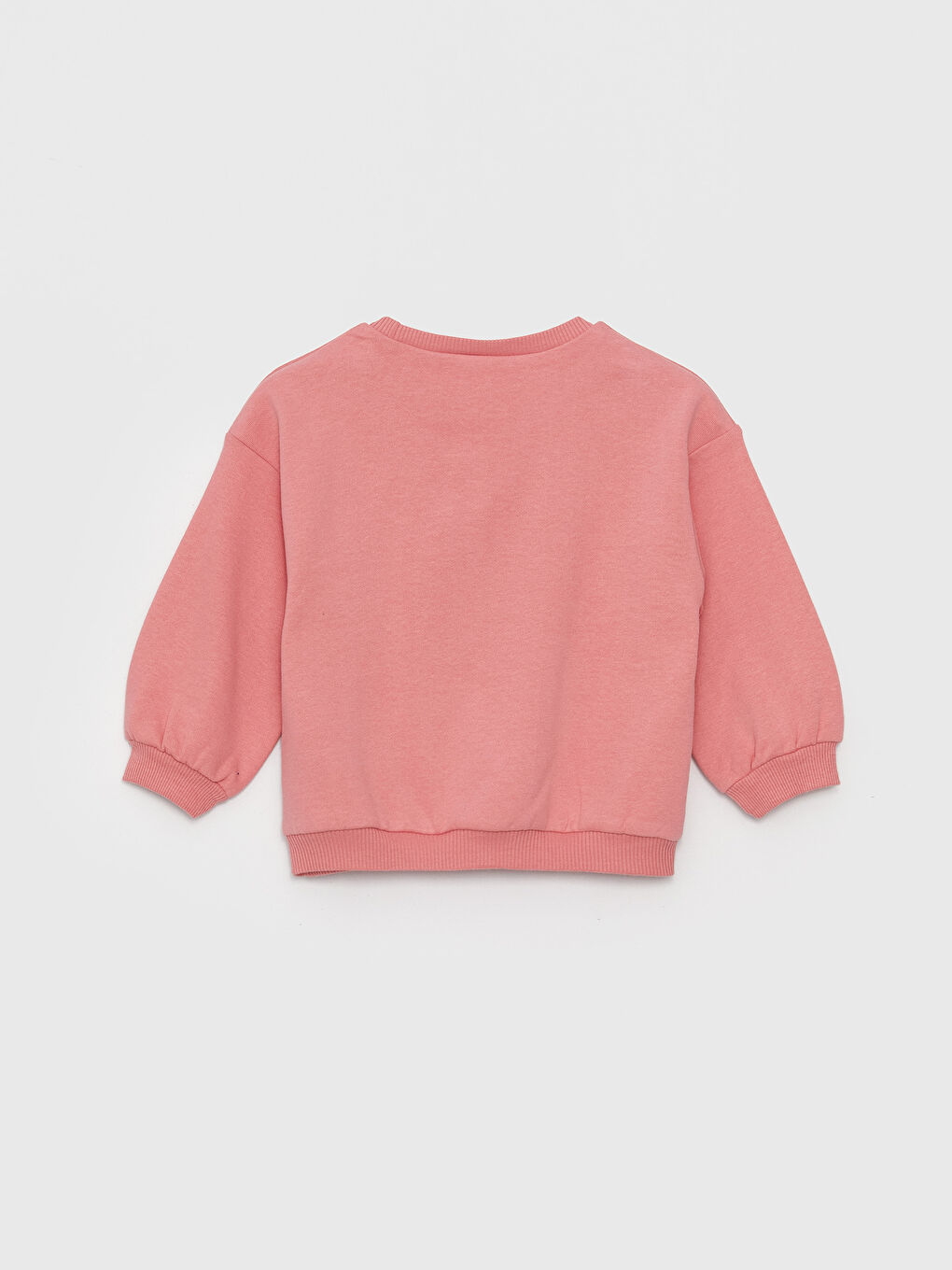 მრგვალი საყელო გრძელმკლავიანი გოგონას ბლუზა და შარვალი 2-ცალიანი კომპლექტი-5