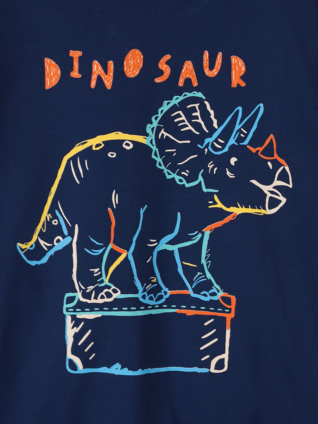 سويت شيرت بسحاب مطبوع بكابوش كم طويل للأولاد-2