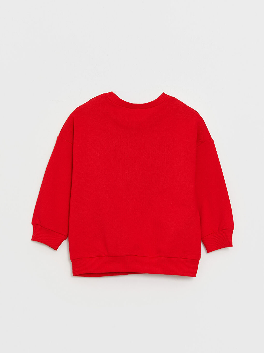 Kırmızı Bisiklet Yaka Uzun Kollu Baskılı Erkek Bebek Sweatshirt ve Eşofman Altı 2'li Takım-5