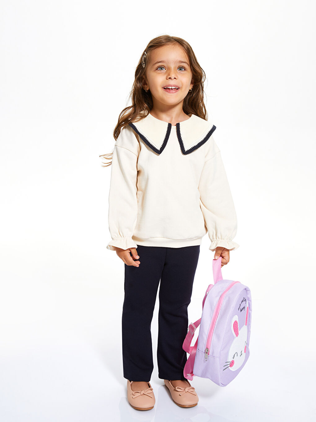 Bej Oyun Oynamaya Hazır Sweatshirt