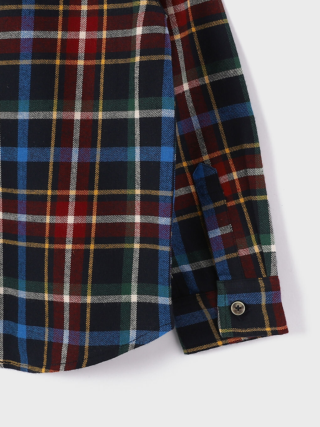 Plaid Boys' Flannel Shirt-3