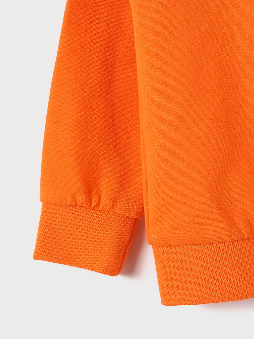 Crew Neck Printed Long Sleeve Boys' Sweatshirt-1