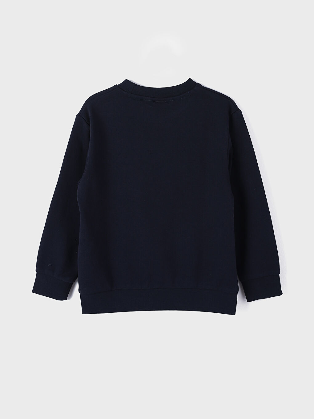 سويت شيرت كم طويل مطبوع بياقة دائرية للأولاد-3