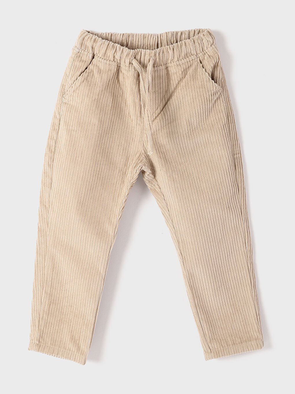 Elasticated Waist Basic Velvet Baby Boys' Trousers
