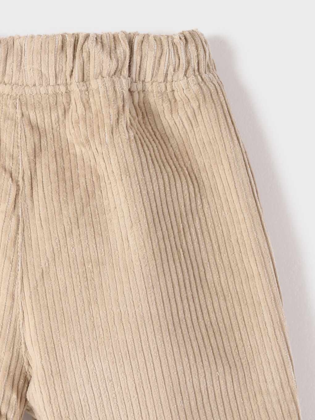 Elasticated Waist Basic Velvet Baby Boys' Trousers-1