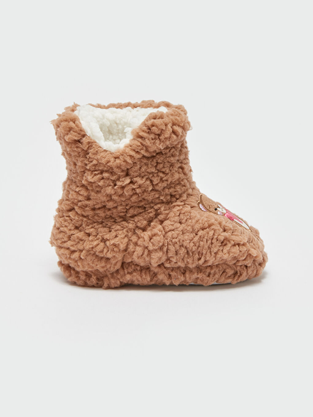 Botoșei de Casă pentru Bebeluşi Fete, Brodați cu Ursuleț Teddy-1