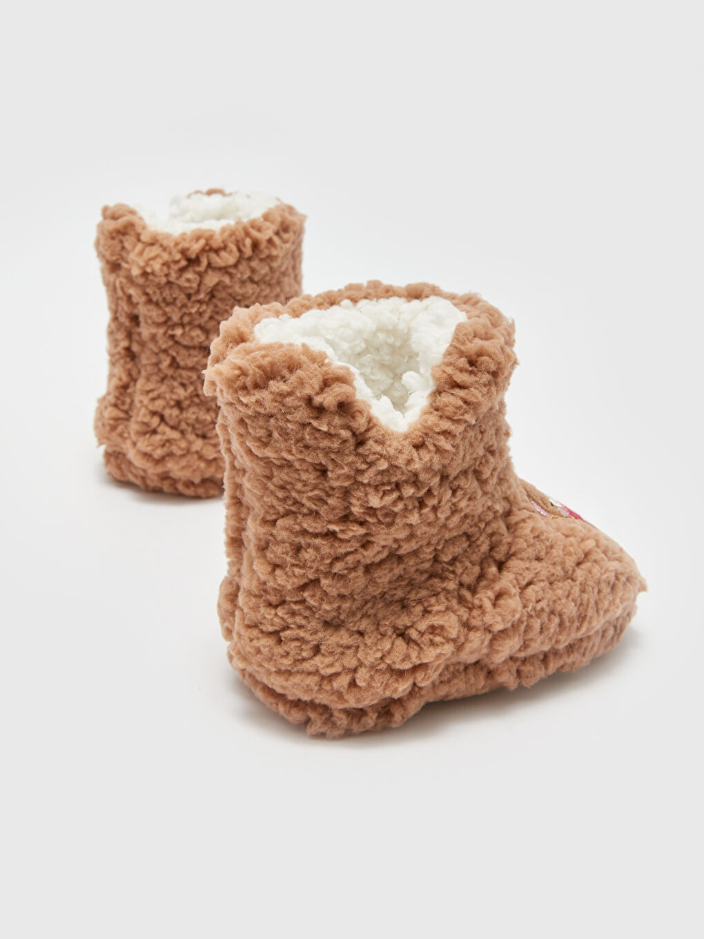 Botoșei de Casă pentru Bebeluşi Fete, Brodați cu Ursuleț Teddy-4