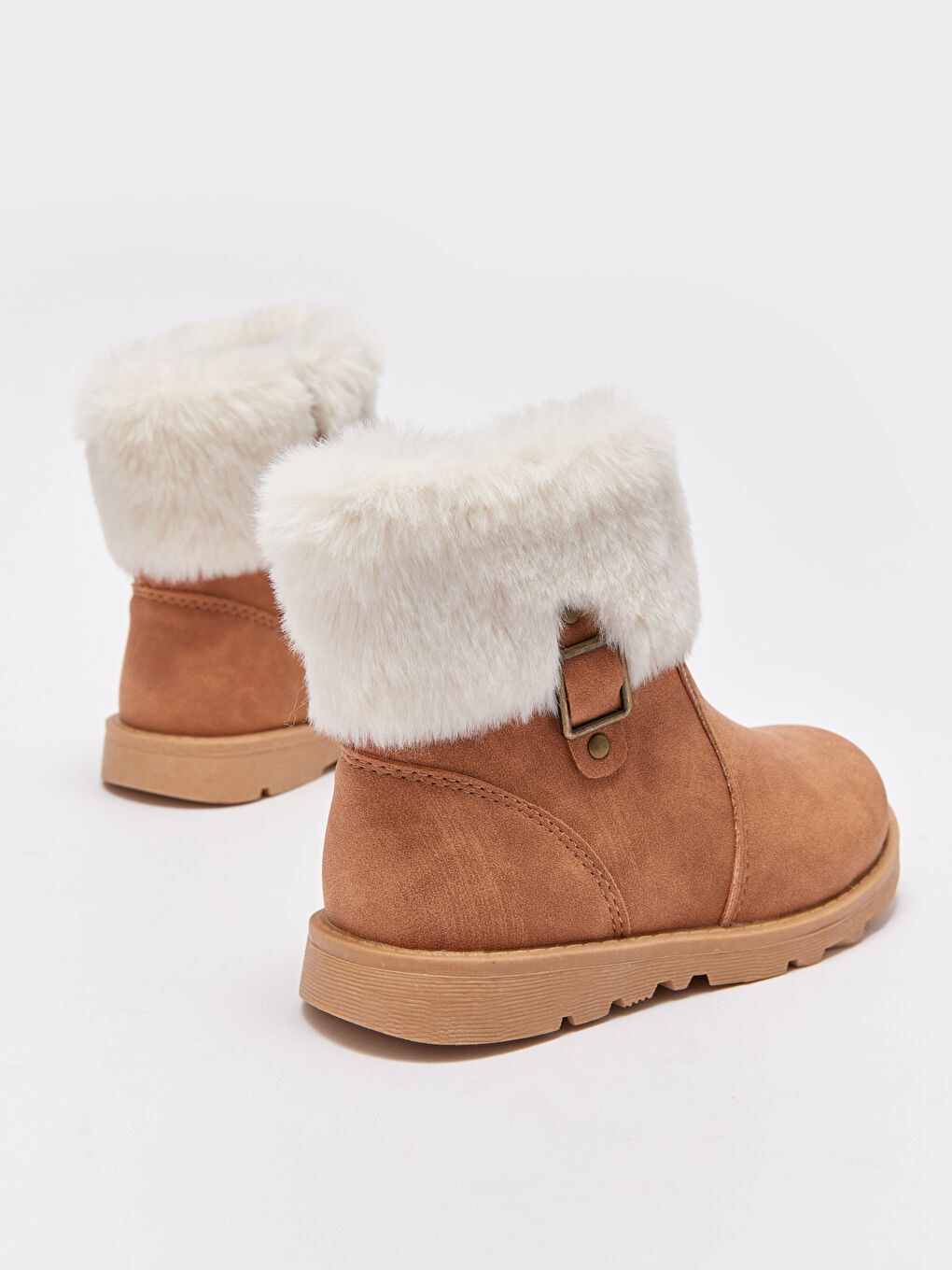 Lace-Up Fur Lined Baby Girl Boots-4