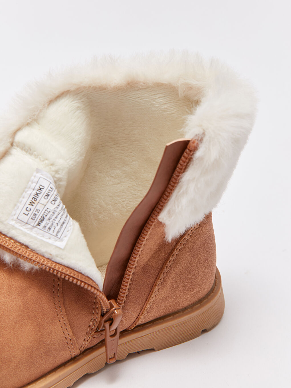 Lace-Up Fur Lined Baby Girl Boots-6