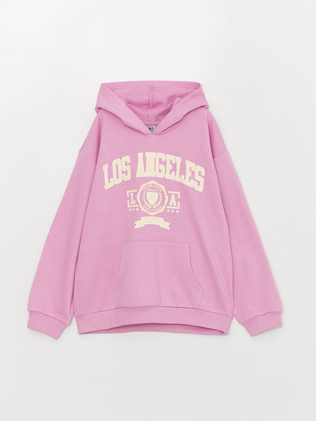 هودي للبنات بأكمام طويلة مطبوع