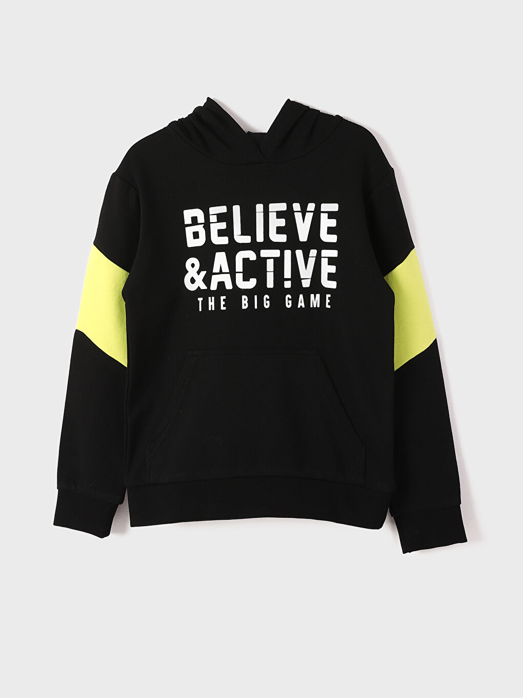 Hooded Printed Long Sleeve Boys' Sweatshirt