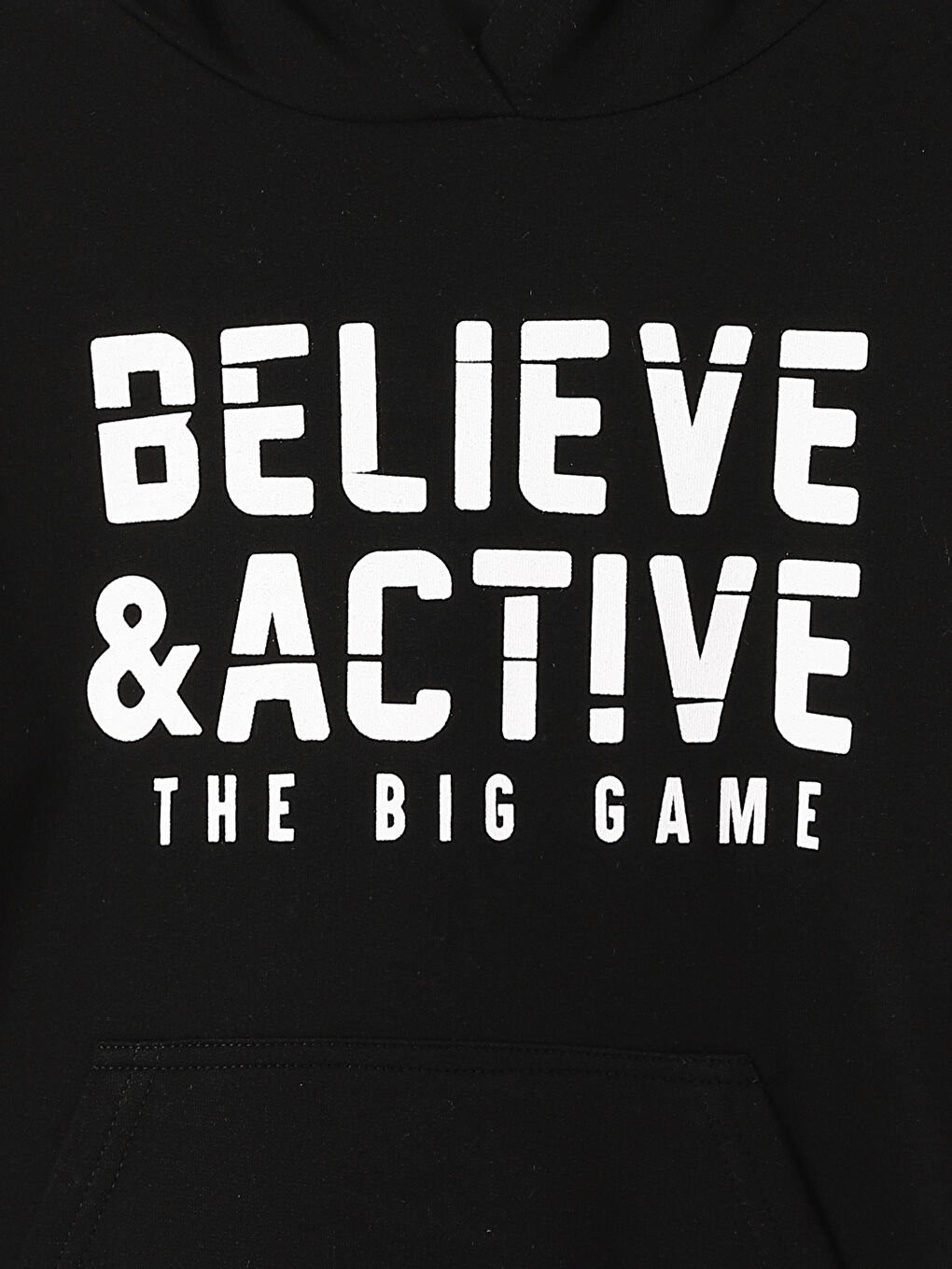 Hooded Printed Long Sleeve Boys' Sweatshirt-2