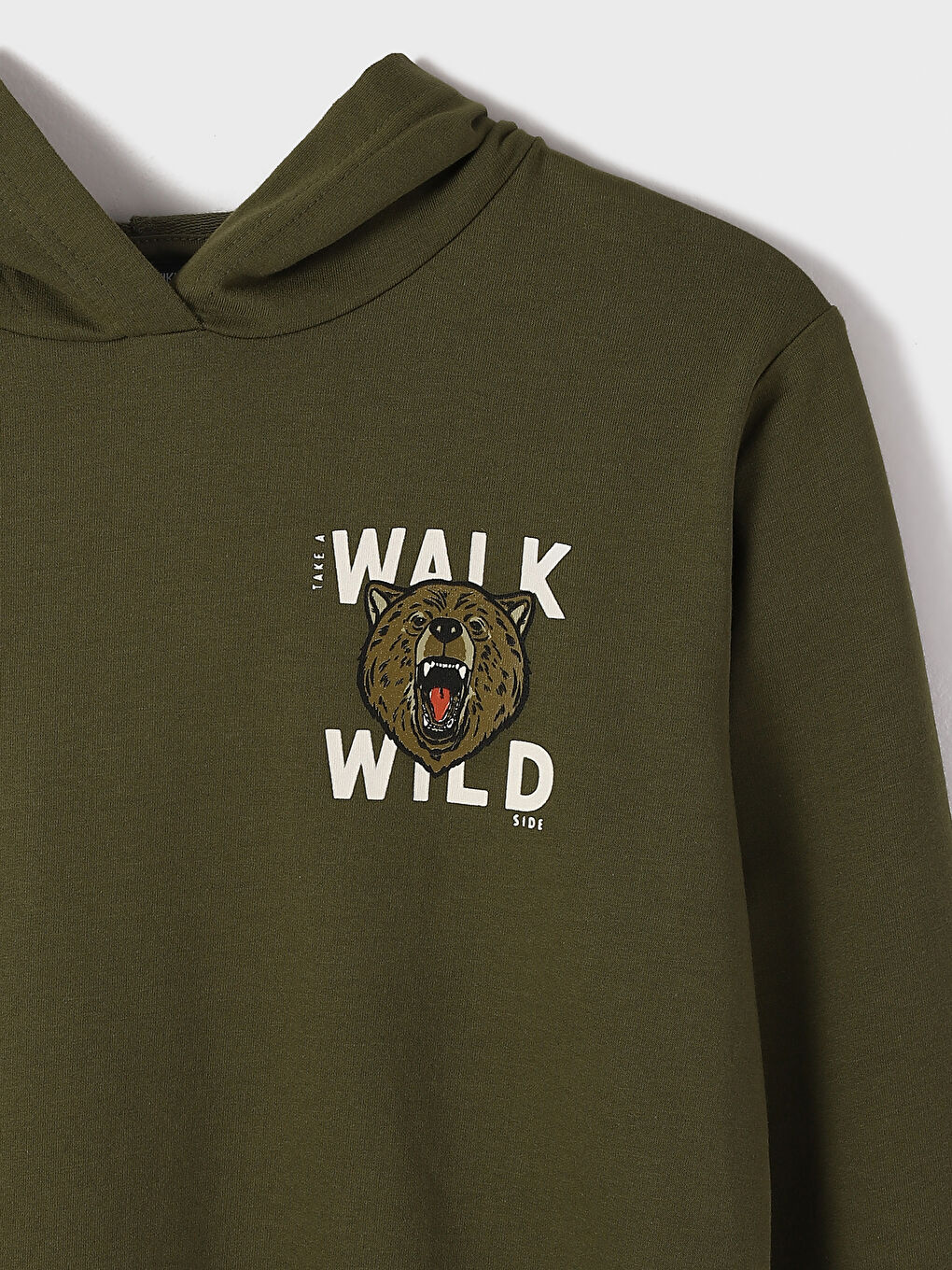 سويت شيرت للأولاد كم طويل مطبوع بكابوش-2