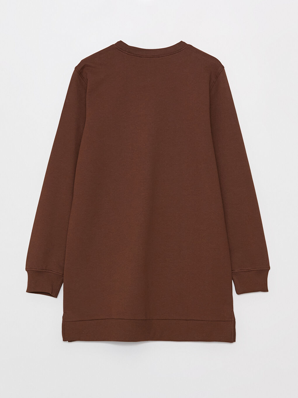 تونيك سويتشيرت بياقة دائرية للسيدات-6