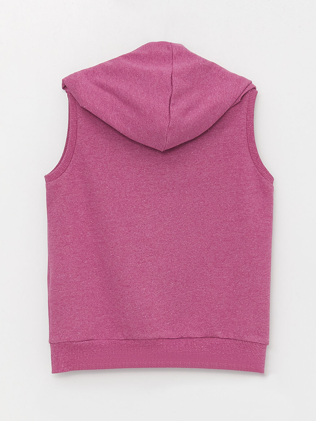 Жилет на блискавці з капюшоном для дівчат-1