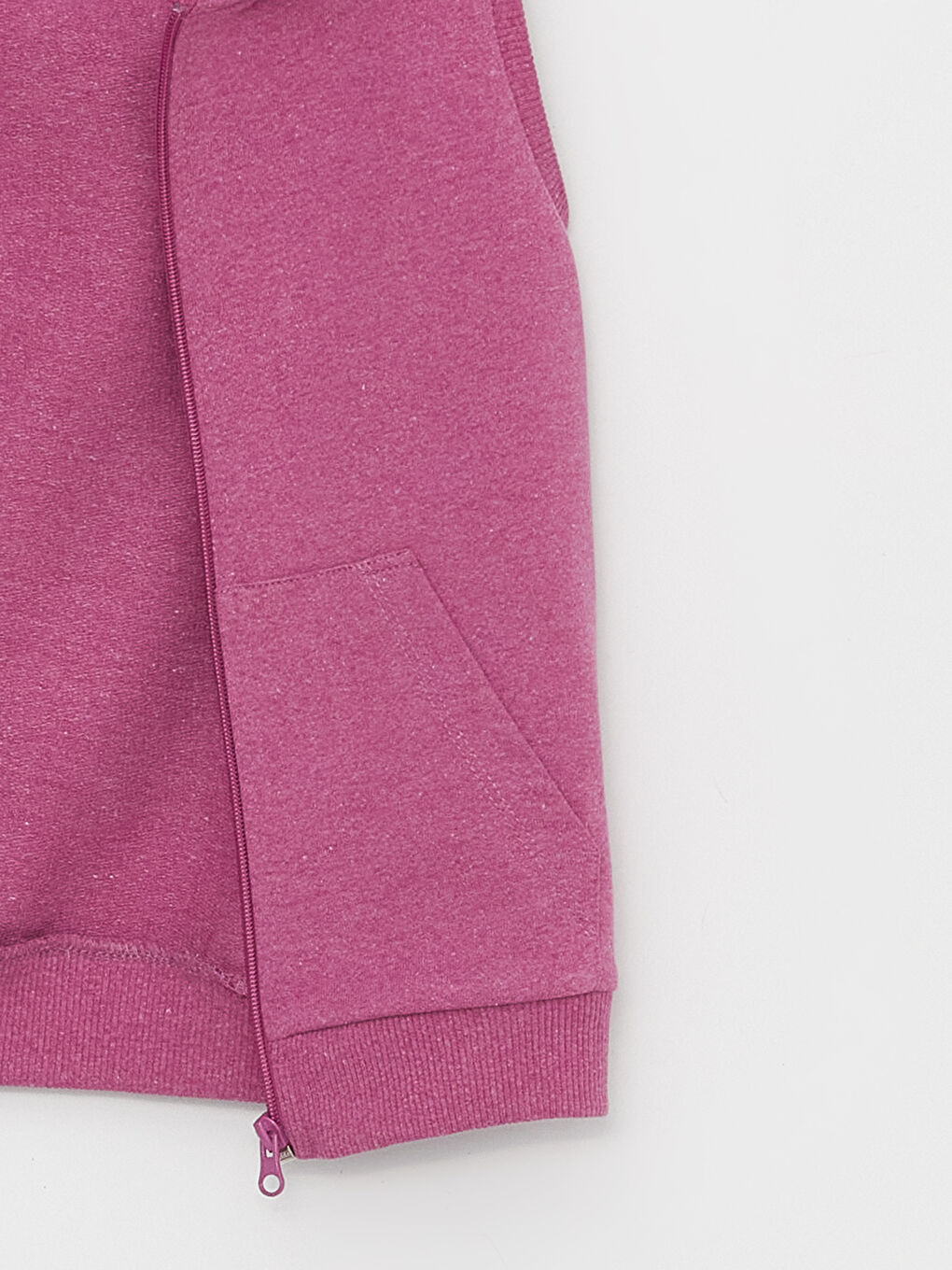 Жилет на блискавці з капюшоном для дівчат-2