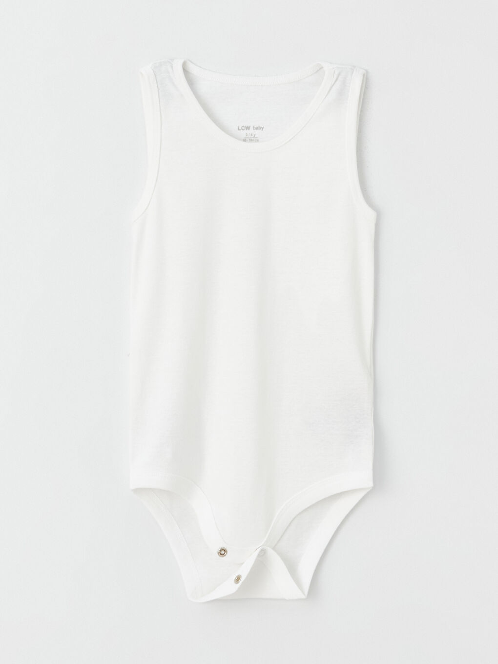 بدلة جسم بياقة دائرية أساسية للبنات الرضع بزر كبس - مجموعة من 2-3