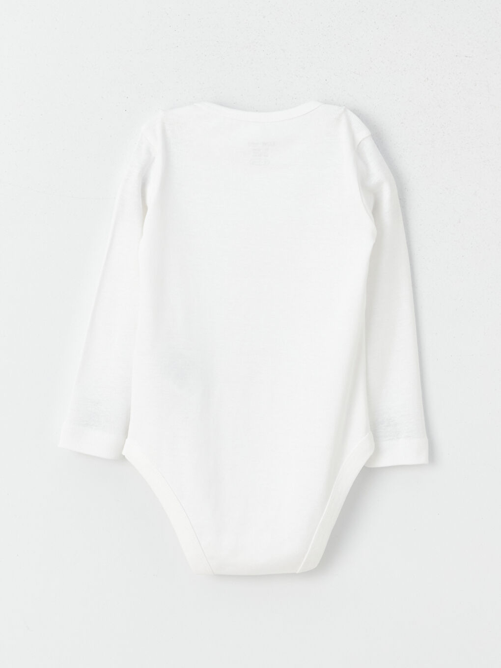 بدلة جسم بياقة دائرية أساسية للبنات الرضع بزر كبس - مجموعة من 2-4