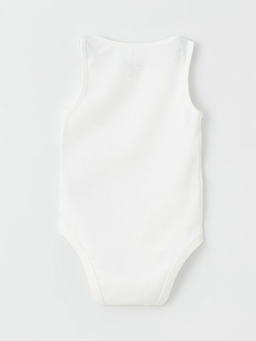 بدلة جسم أولاد رضع بياقة دائرية سادة بمجموعتين-6