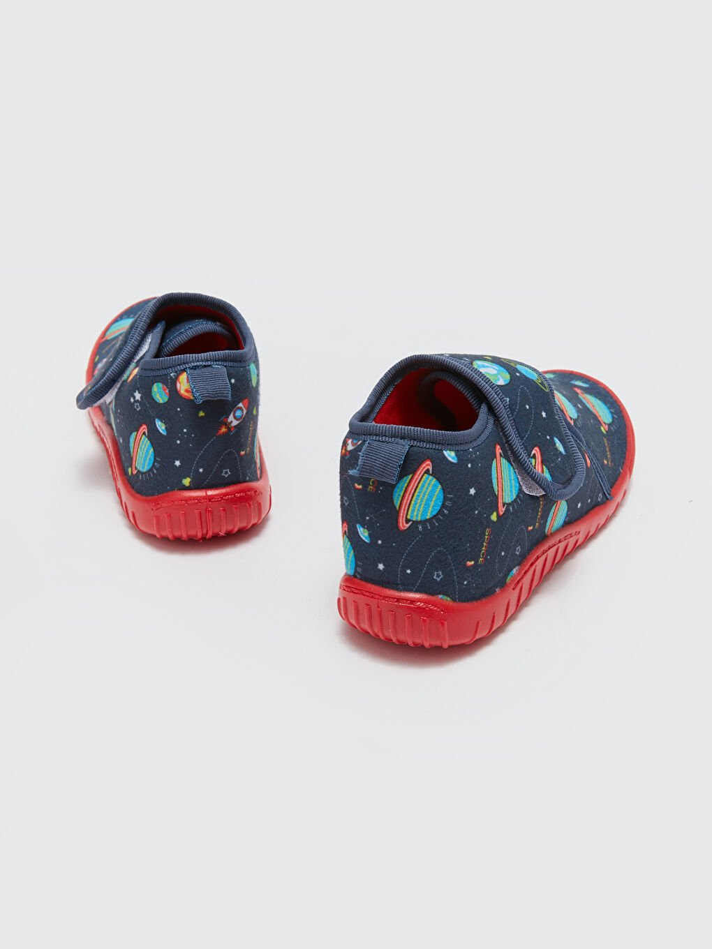 Lacivert Baskılı Erkek Çocuk Panduf-4