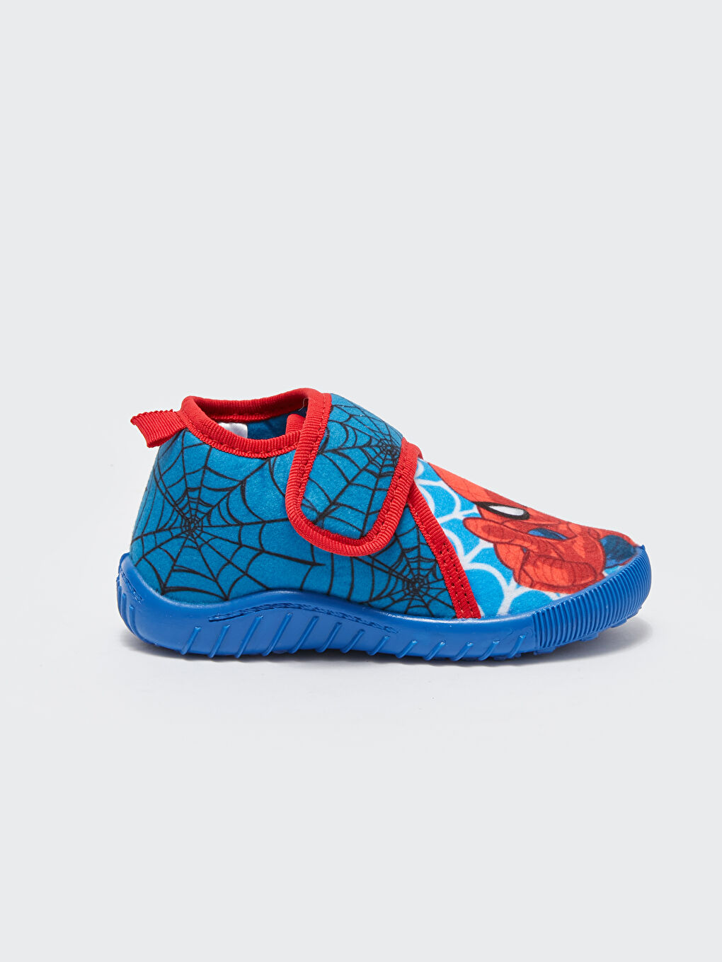 LCW STEPS Mavi Spider-Man Baskılı Cırt Cırtlı Erkek Çocuk Panduf - 1