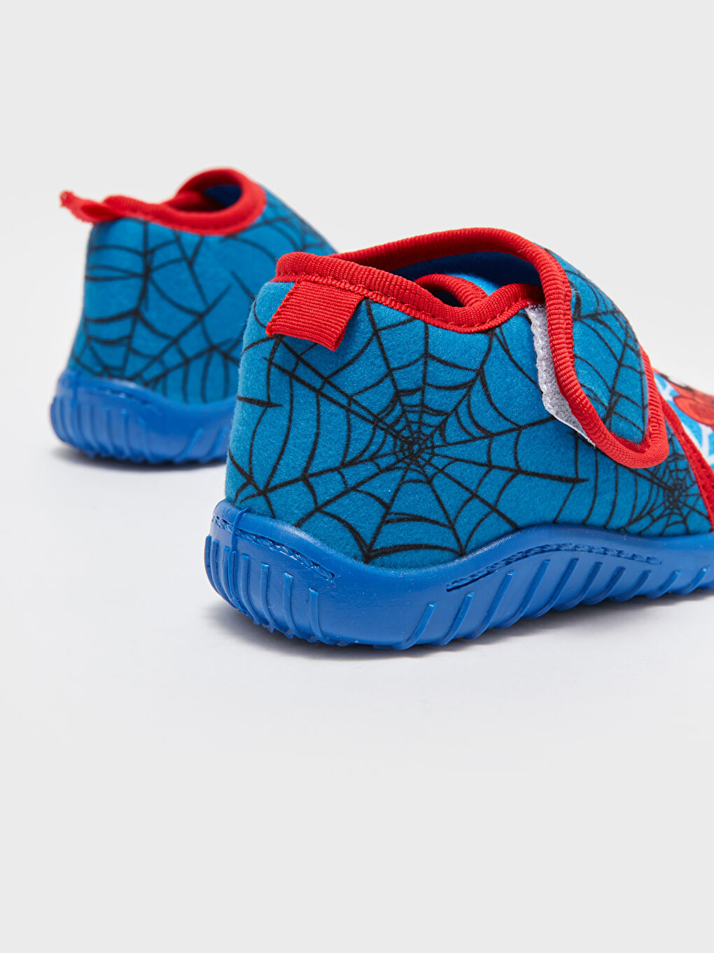 LCW STEPS Mavi Spider-Man Baskılı Cırt Cırtlı Erkek Çocuk Panduf - 4