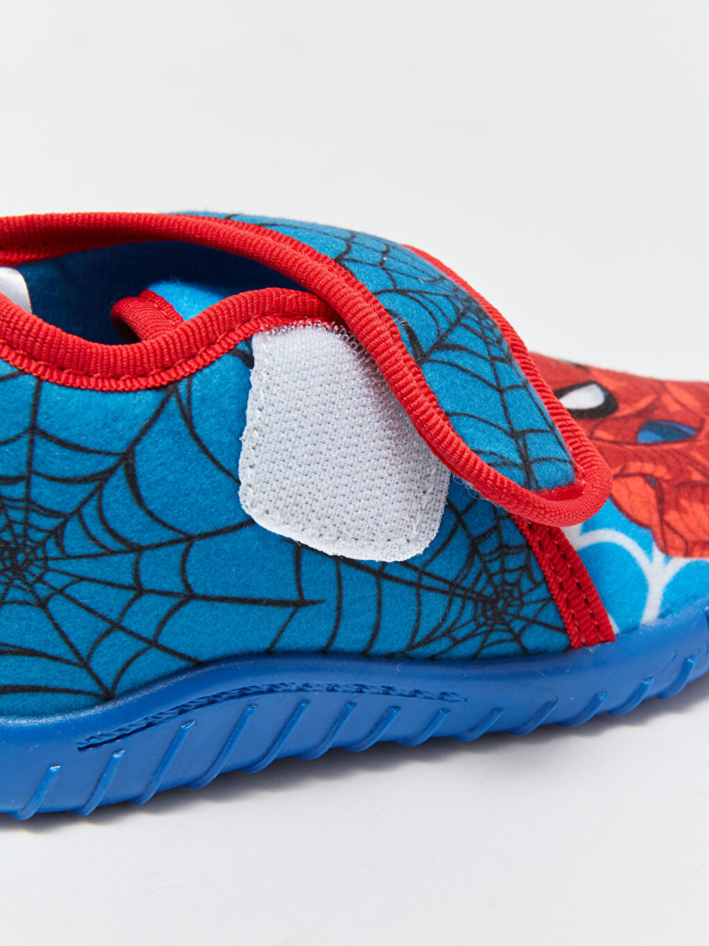 LCW STEPS Mavi Spider-Man Baskılı Cırt Cırtlı Erkek Çocuk Panduf - 5