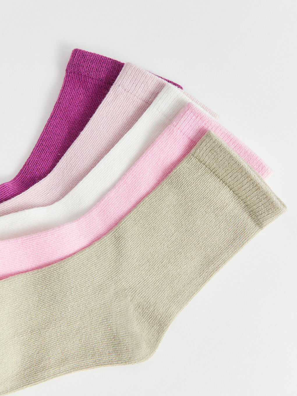 Chaussettes de Cheville Basiques pour Filles Bébé Lot de 5 Pièces-2