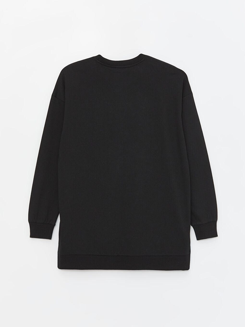 Crew Neck Printed Long Sleeve Oversize Women's Sweatshirt Tunic-6