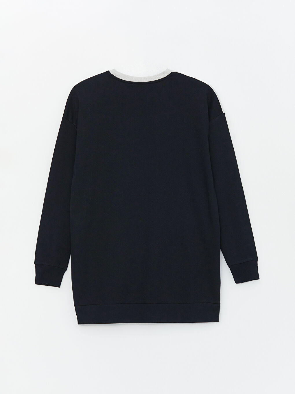 LCWAIKIKI Classic Crew Neck Long Sleeve Women's Sweatshirt Tunic with Color Block -W3BQ93Z8-CVL