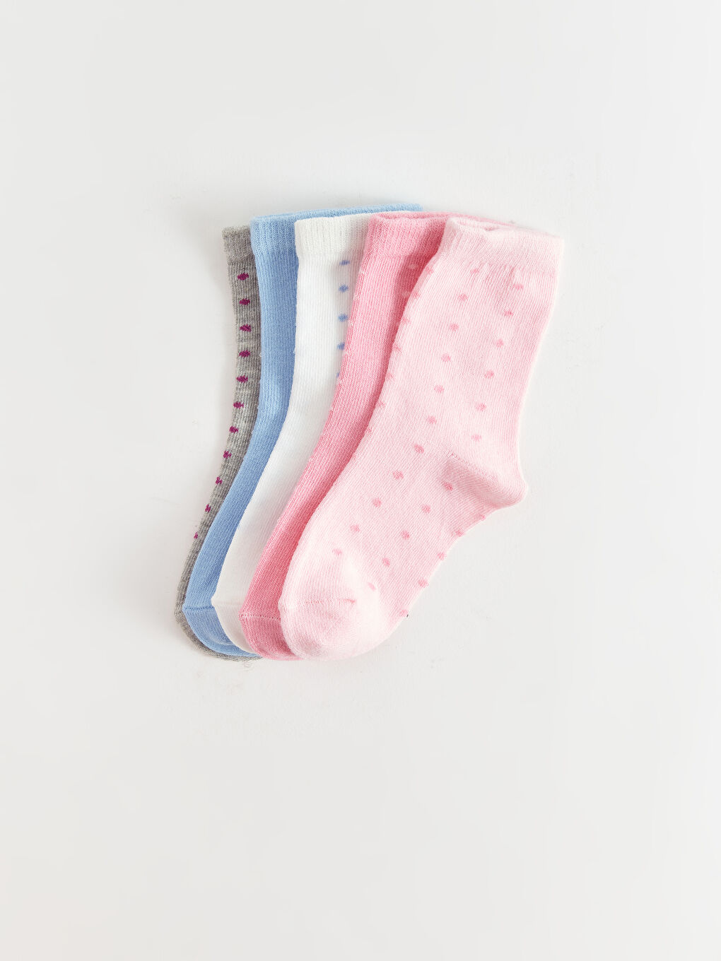 Chaussettes de Cheville Basiques pour Filles Bébé Lot de 5 Pièces-1