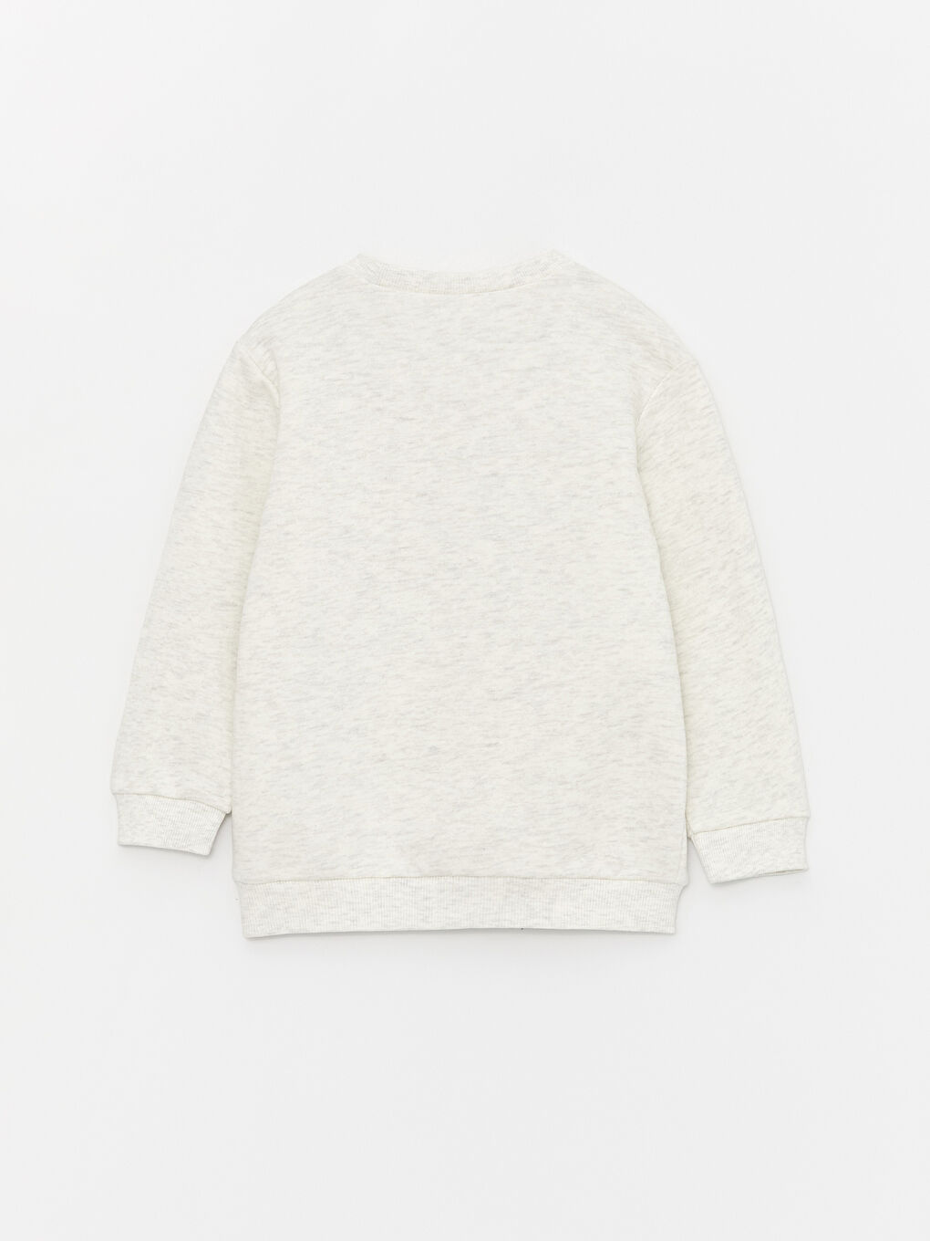 Sarı Bisiklet Yaka Uzun Kollu Baskılı Kız Bebek Sweatshirt 2'li-4