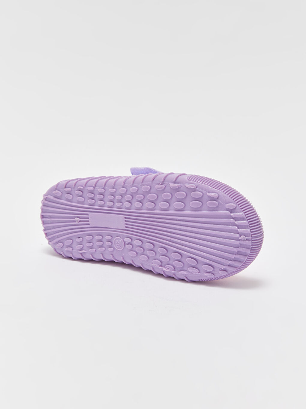 LCW STEPS Lila Baskılı Cırt Cırtlı Kız Çocuk Panduf - 4