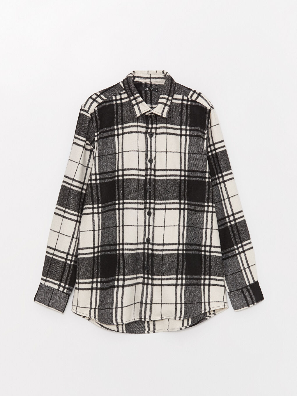 Ерлерге арналған ұзын жеңді торлы стандартты пішімді жейде-5