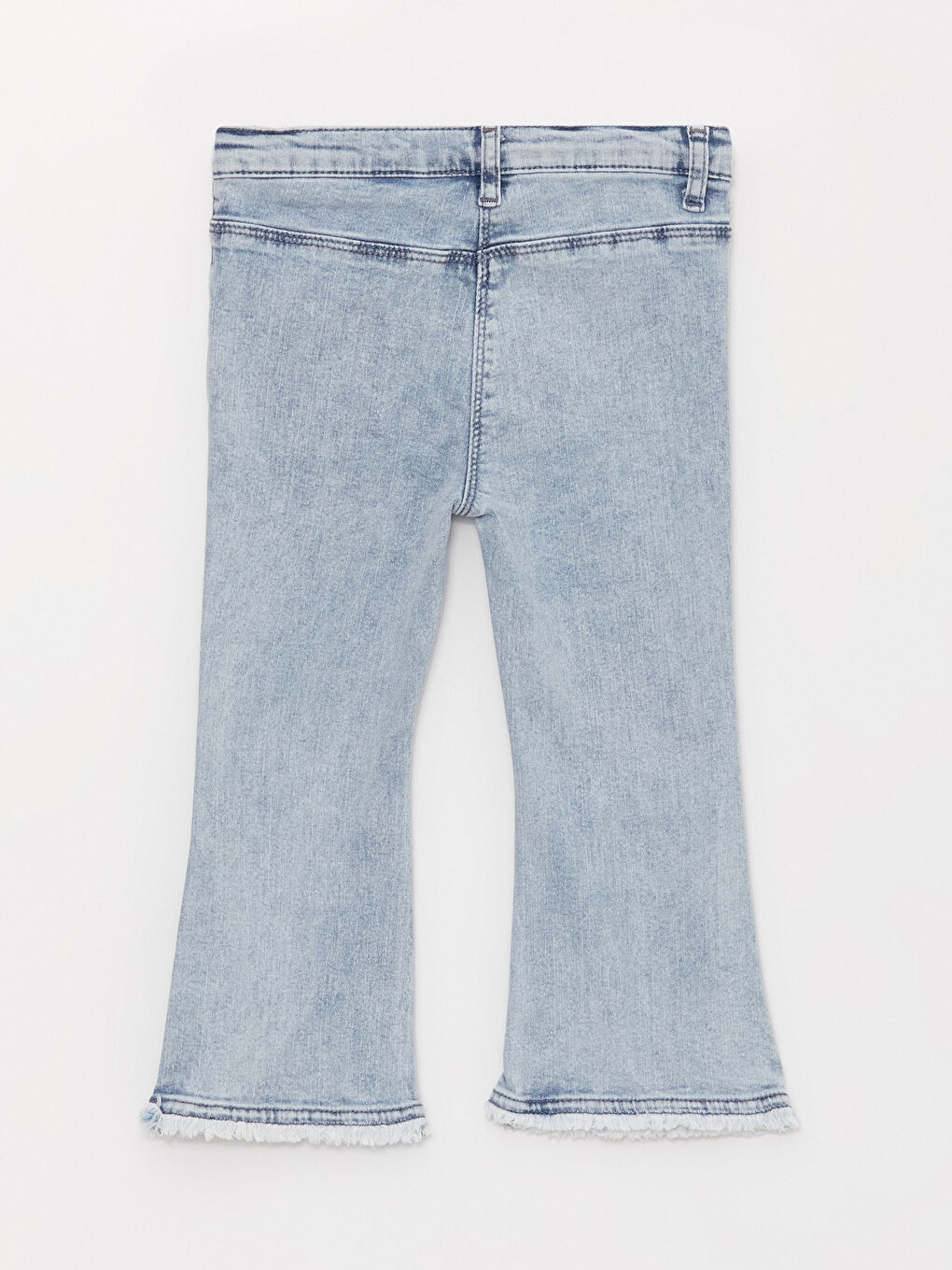 LCW baby Asid Yıkamalı Basic Kız Bebek Jean Pantolon - 4