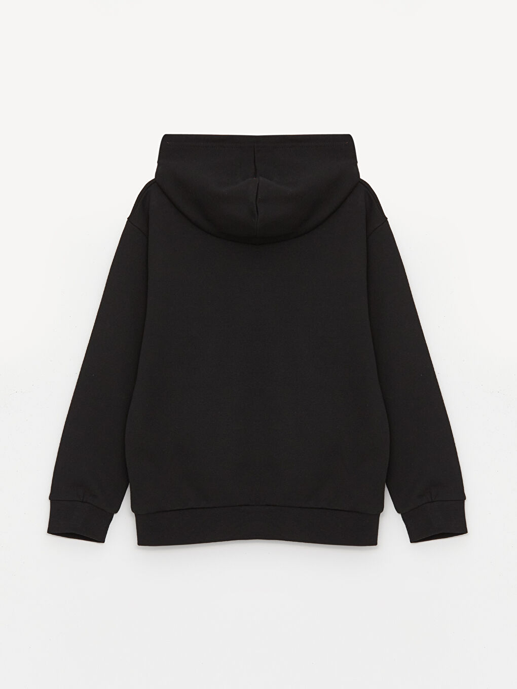 Siyah Baskılı Uzun Kollu Erkek Çocuk Hoodie ve Eşofman Altı-2