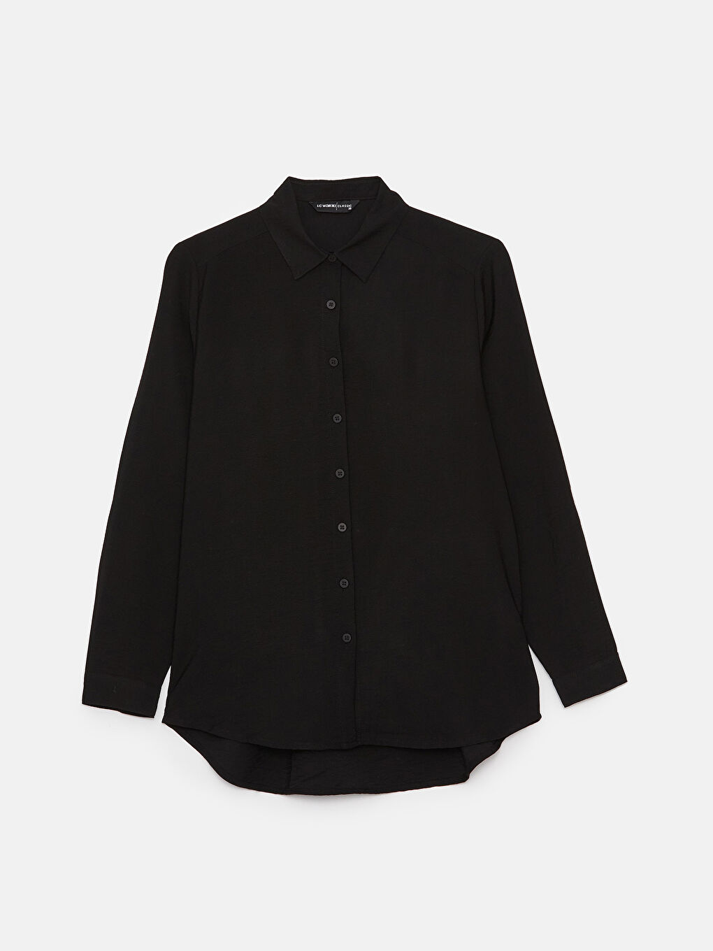 Plain Long Sleeve Women's Shirt-5