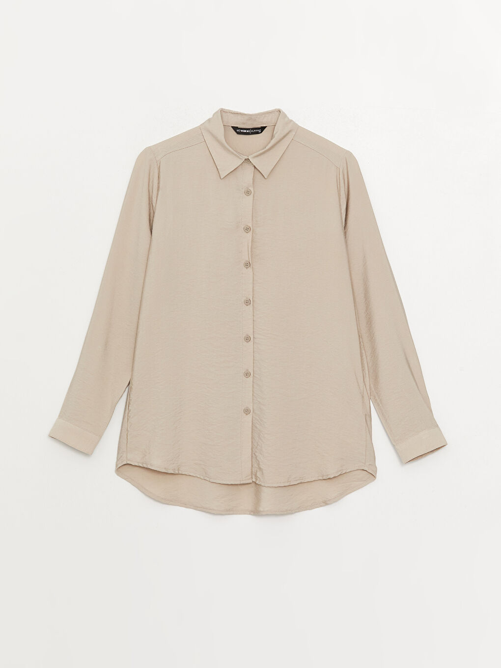 LCWAIKIKI Classic Chemise Unie à Manches Longues pour Femmes -W3BT43Z8-QZZ