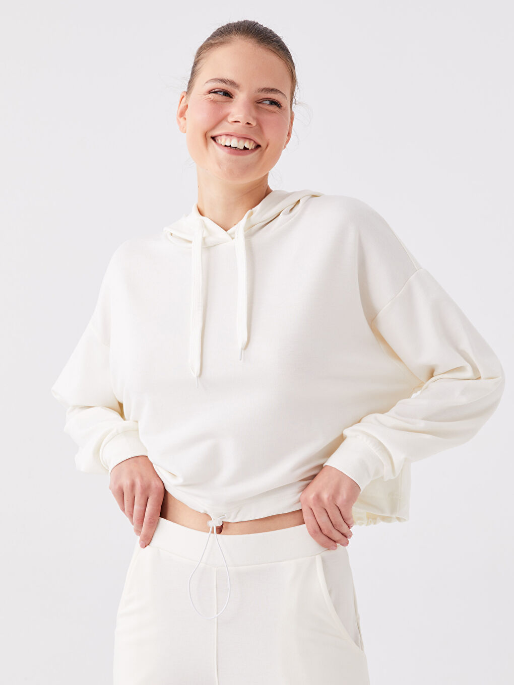 Plain Oversize Women's Hoodie-1