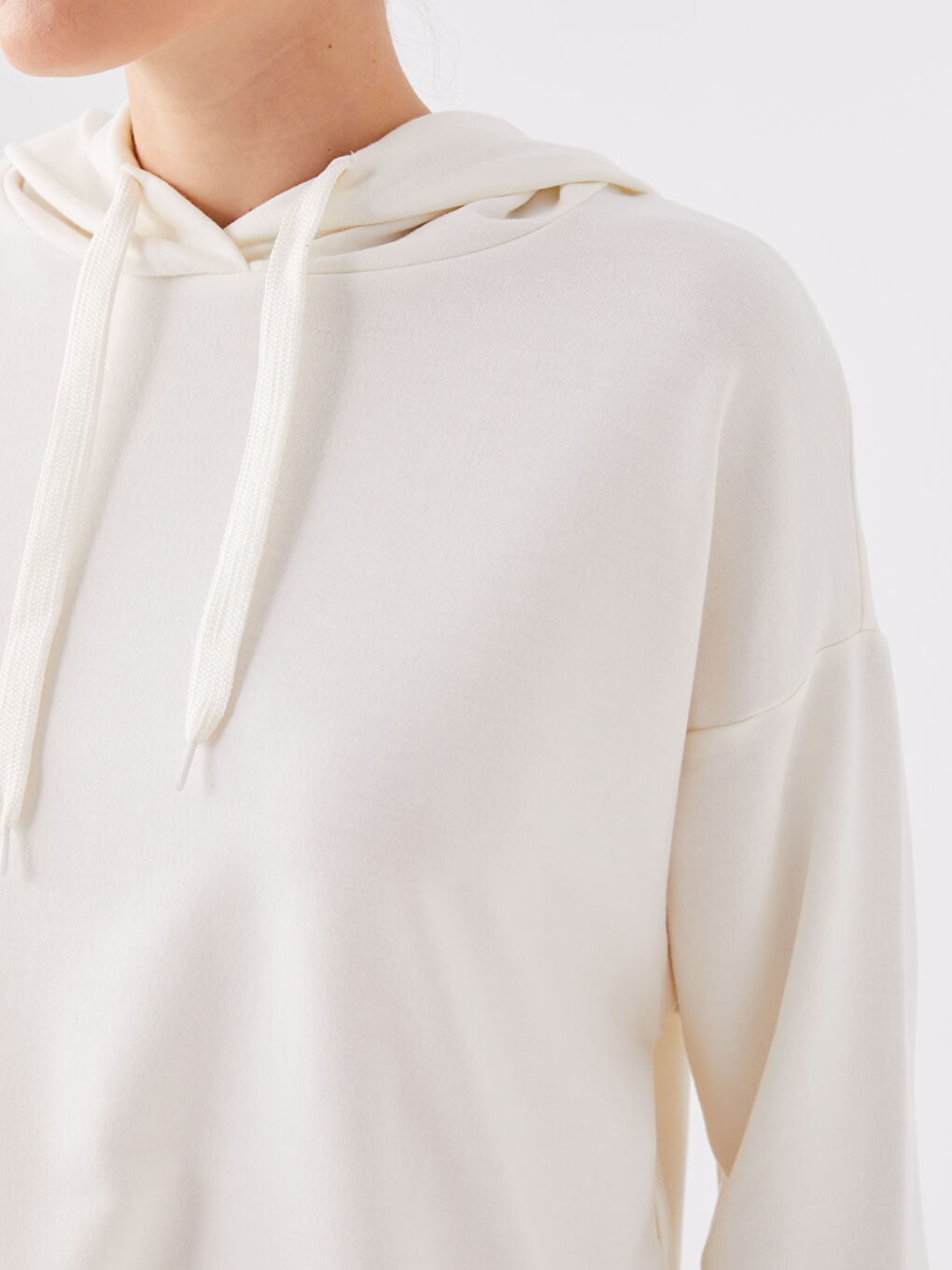 Plain Oversize Women's Hoodie-3