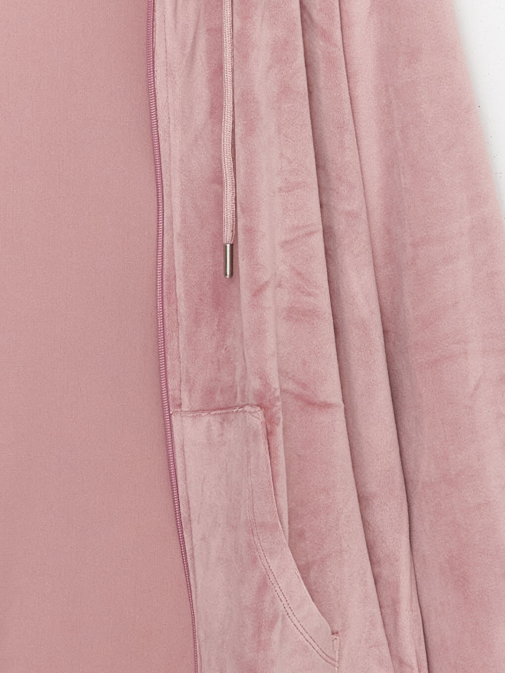 Hooded Plain Long Sleeve Women's Velvet Cardigan-7