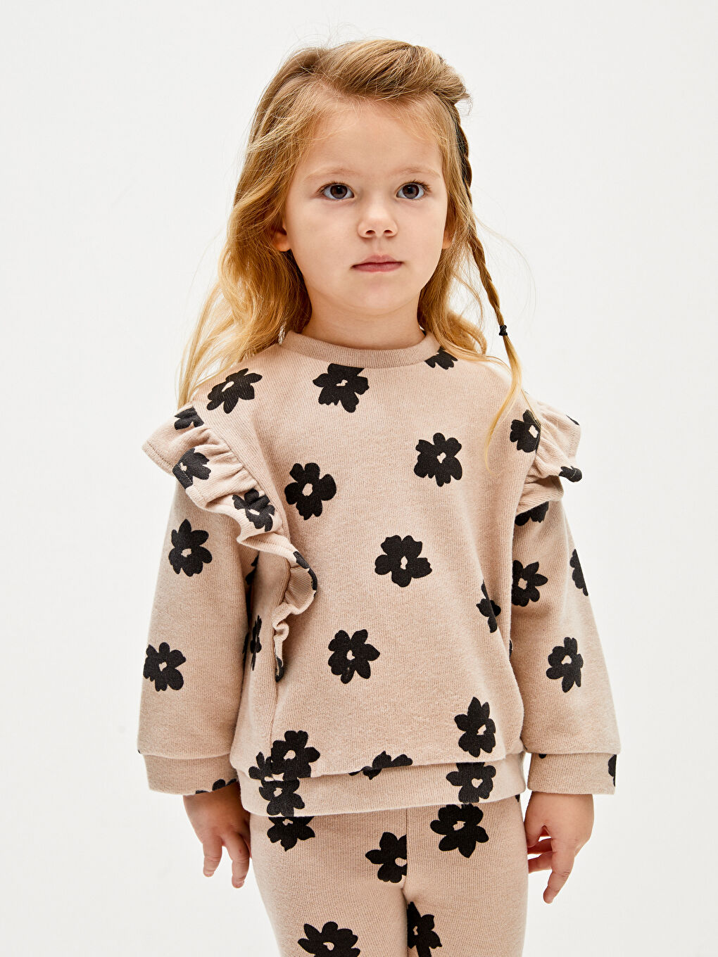 LCW baby Rundhalsausschnitt Baby Mädchen Sweatshirt -W3BU16Z1-LQB