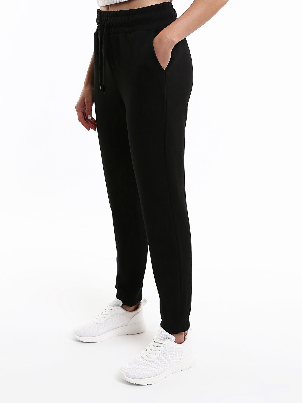Elastic Waist Comfortable Thick Women's Sweatpants-6